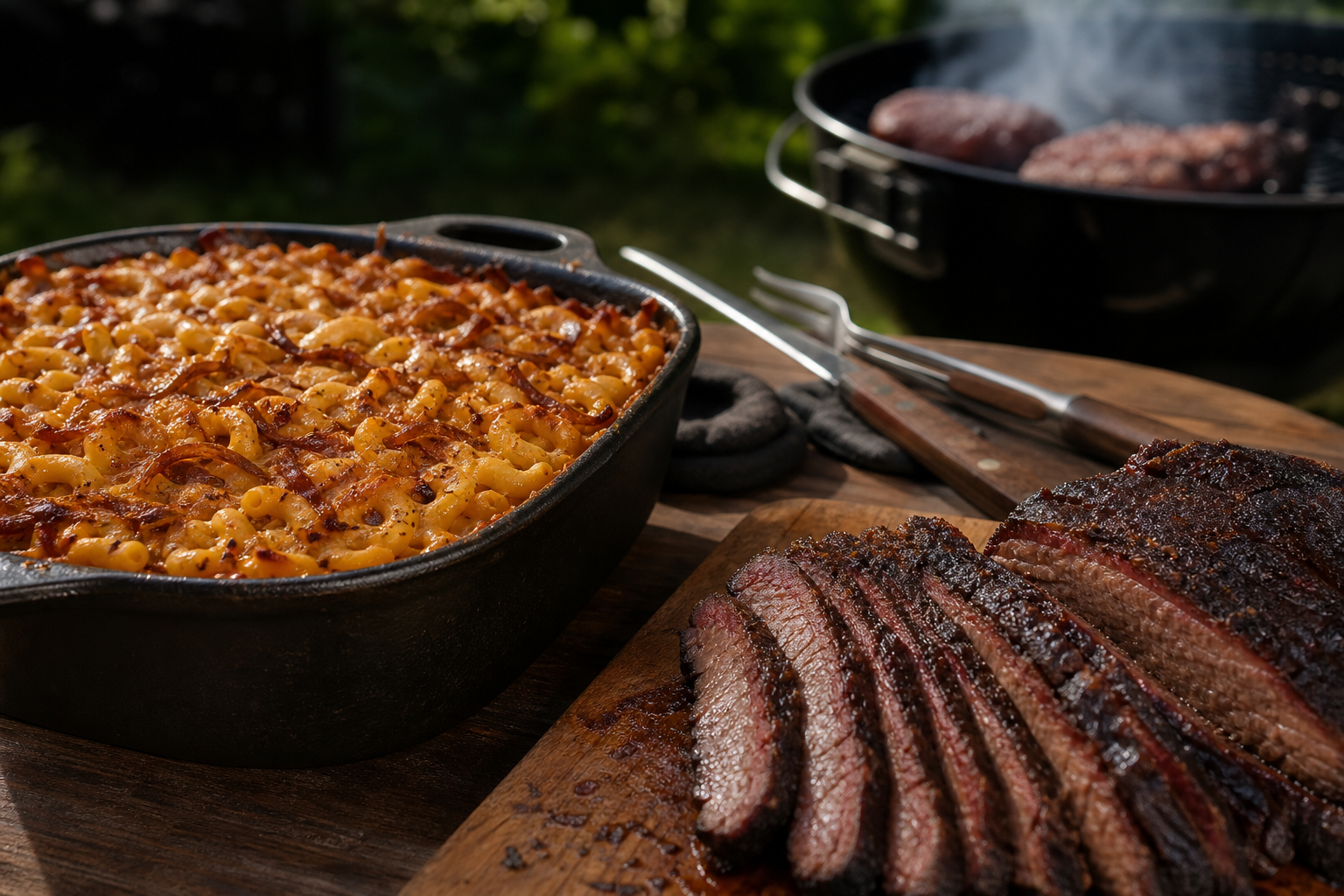 Mac and cheese au barbecue : crémeux, fumé, jamais sec